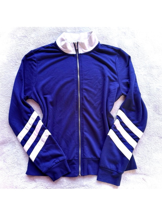 No Boundaries Other - No Boundaries Navy Zip Up with White & Pink details